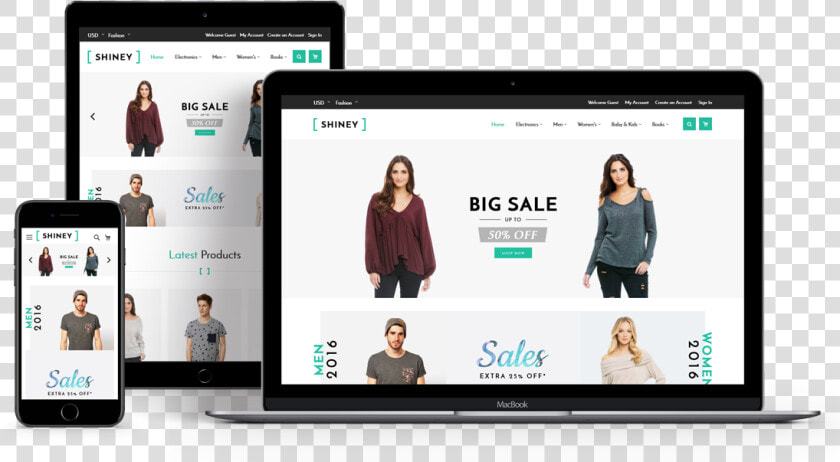 Multipurpose Responsive Magento 2 Theme   Woocommerce Premium Theme  HD Png DownloadTransparent PNG