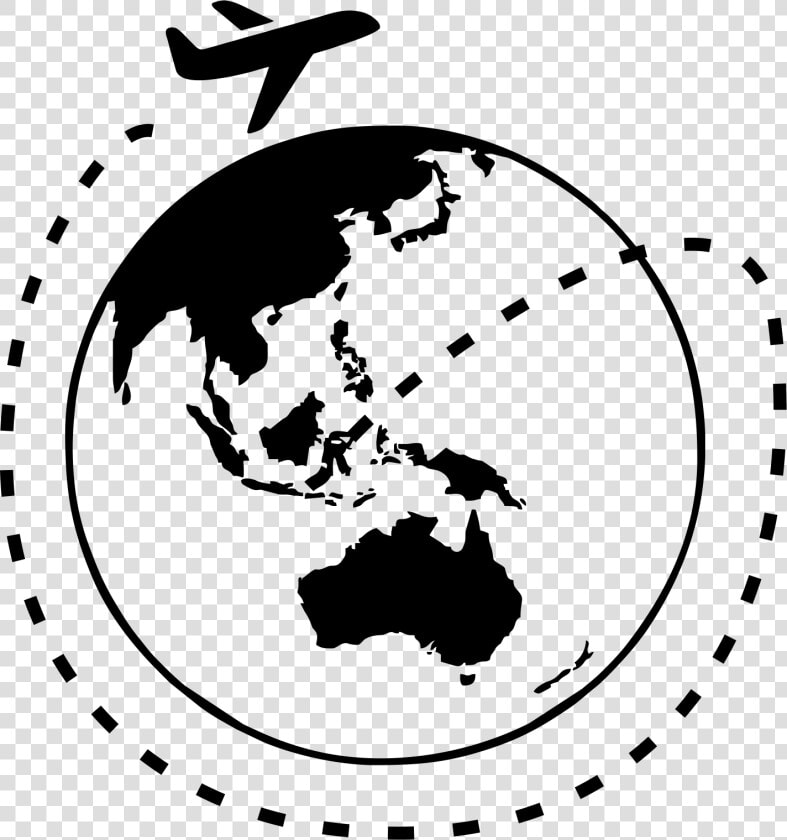 Clipart Globe Glob   Earth Drawing Asia  HD Png DownloadTransparent PNG