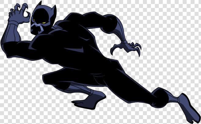 No Caption Provided   Black Panther In Cartoons  HD Png DownloadTransparent PNG