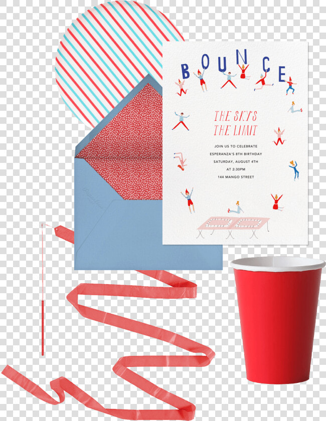 Gymnastics And Tumbling Birthday Party Invitations  HD Png DownloadTransparent PNG