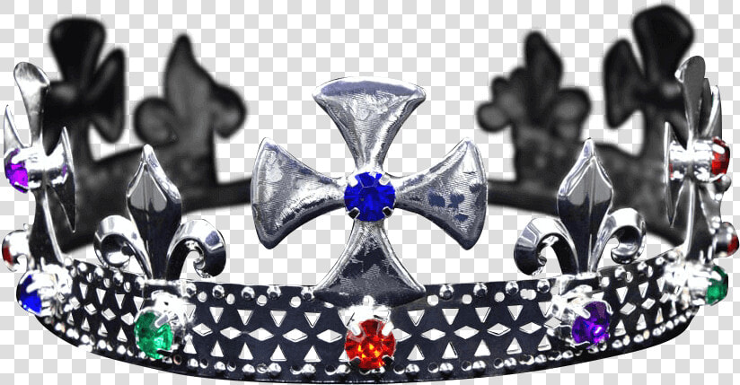 Multi colored Silver Kings Crown   Crown  HD Png DownloadTransparent PNG