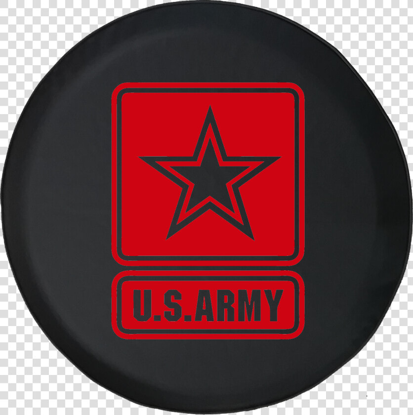 Jeep Wrangler Spare Tire Cover With Army Star   Circle  HD Png DownloadTransparent PNG