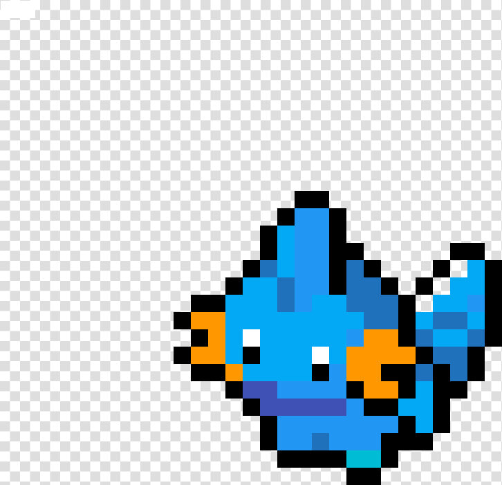 Transparent Mudkip Png   Pixel Art Pokemon Mudkip  Png DownloadTransparent PNG