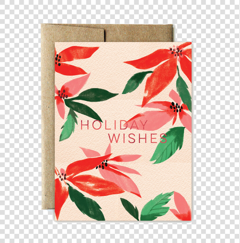 Foil Poinsettia Holiday Wishes Set   Anthurium  HD Png DownloadTransparent PNG