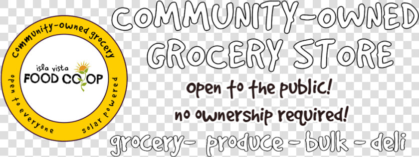 Isla Vista Food Co op   Isla Vista Food Co Op  HD Png DownloadTransparent PNG