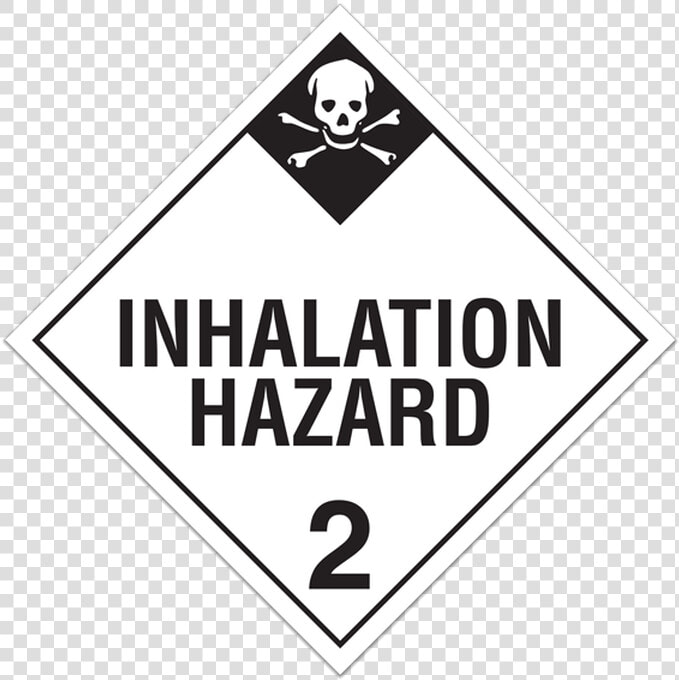 Inhalation Hazard Placard 6  HD Png DownloadTransparent PNG