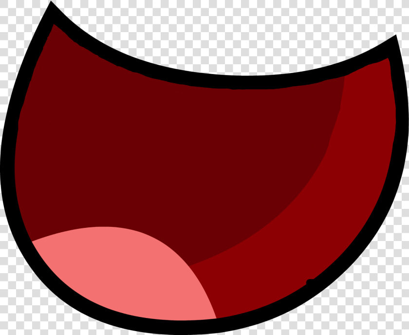 Clipart Mouth Red Object   Bfdi Mouth Assets Png  Transparent PngTransparent PNG