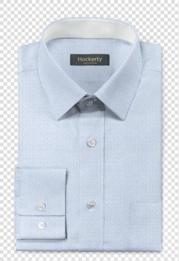 Premium Light Blue Micropattern Oxford Dress Shirt   White Dress Shirt Png  Transparent PngTransparent PNG