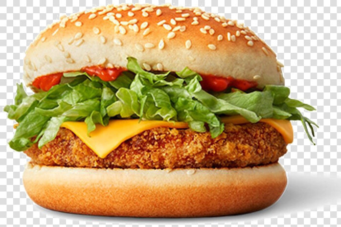 Mcdonalds Burger Png Background Image   Veggie Mcspice  Transparent PngTransparent PNG