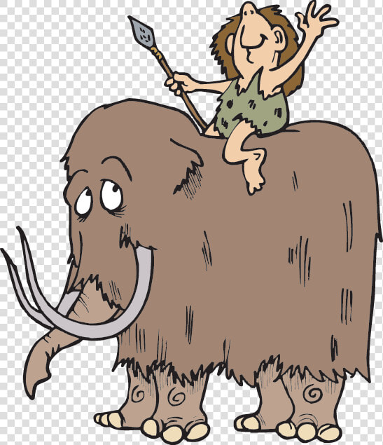 Mammoth Clipart Transparent   Transportation In Stone Age  HD Png DownloadTransparent PNG