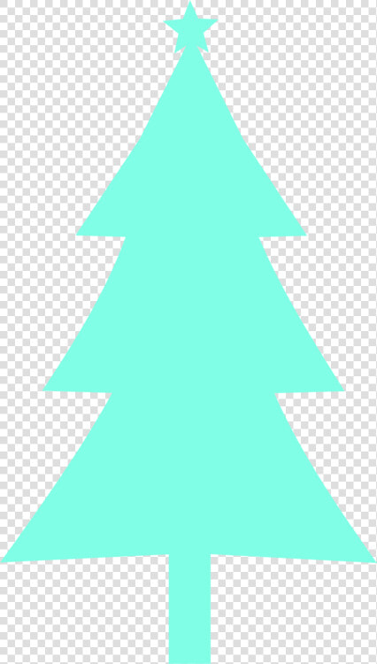 Christmas Ornament tree conifer   Silhouette Christmas Tree Clipart  HD Png DownloadTransparent PNG