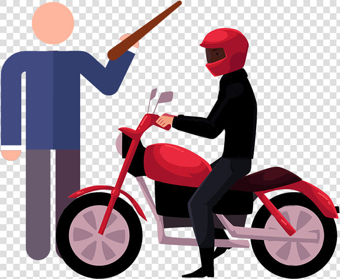 Motorcycles Can Be Intimidating  But With Personalized   Wear A Motorcycle Helmet Cartoons  HD Png DownloadTransparent PNG