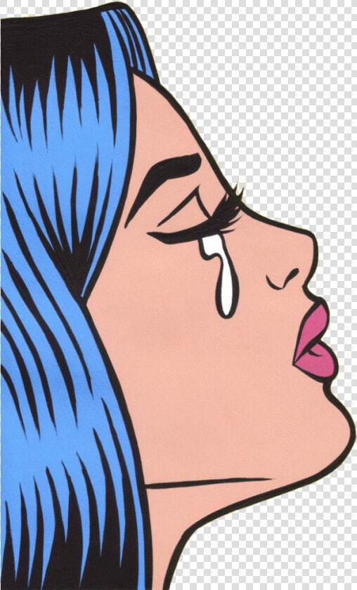 Girl Crying Png   Cartoon Girl Side Profile  Transparent PngTransparent PNG