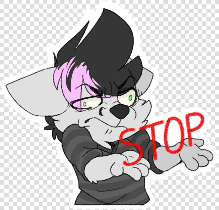 Annoyed Sticker   Cartoon  HD Png DownloadTransparent PNG