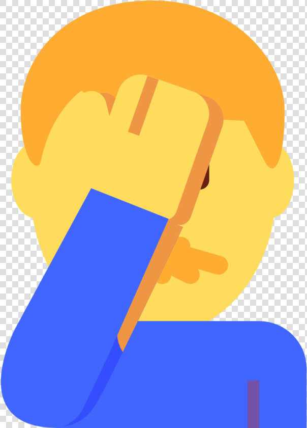 Transparent Facepalm Clipart   Discord Facepalm Emoji  HD Png DownloadTransparent PNG