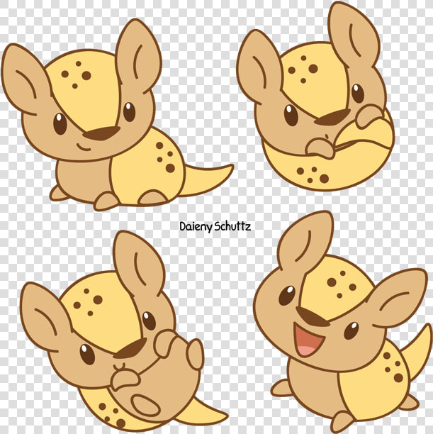 Platypus Clipart Chibi   Cartoon Three Banded Armadillo  HD Png DownloadTransparent PNG