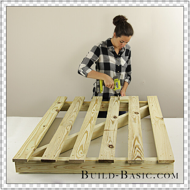 Build An Easy Diy Fence Gate By Build Basic   Fence Door Diy  HD Png DownloadTransparent PNG