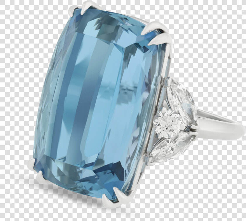 Transparent Aquamarine Png   Van Cleef And Arpels Aquamarine Ring  Png DownloadTransparent PNG