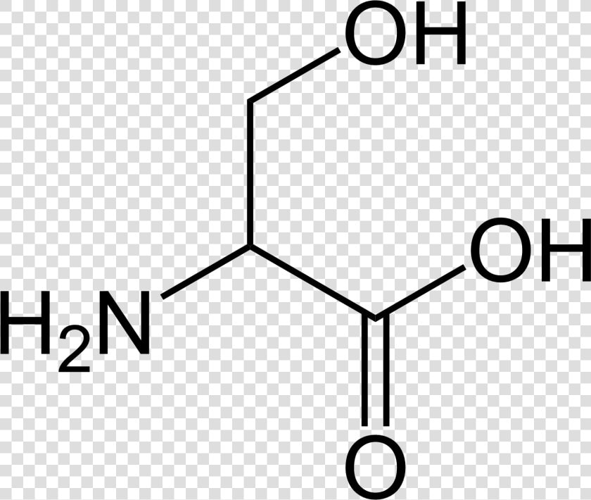 Serine Simple   Serine Amino Acid Structure  HD Png DownloadTransparent PNG