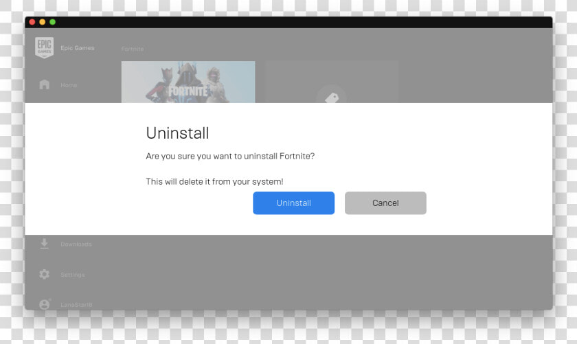 Fortnite Uninstall Or Exit  HD Png DownloadTransparent PNG