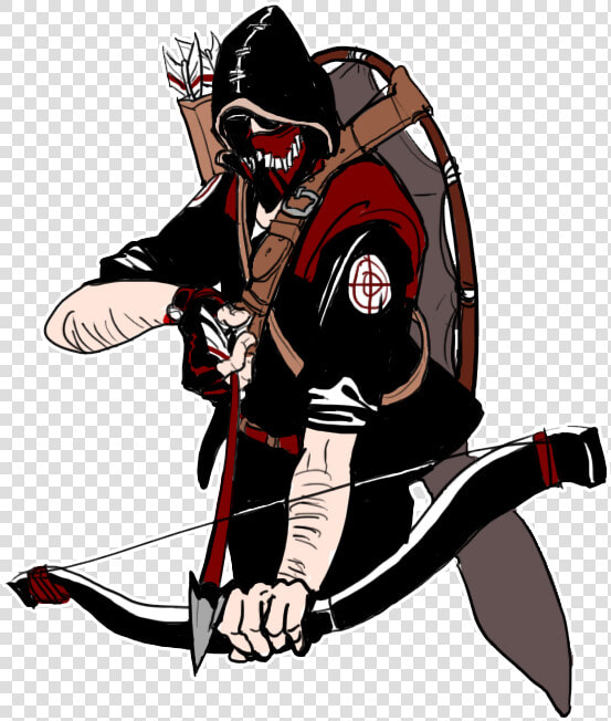 Drawn Sniper Team Fortress 2 Sniper   Tf2 Sniper Anger Fanart  HD Png DownloadTransparent PNG