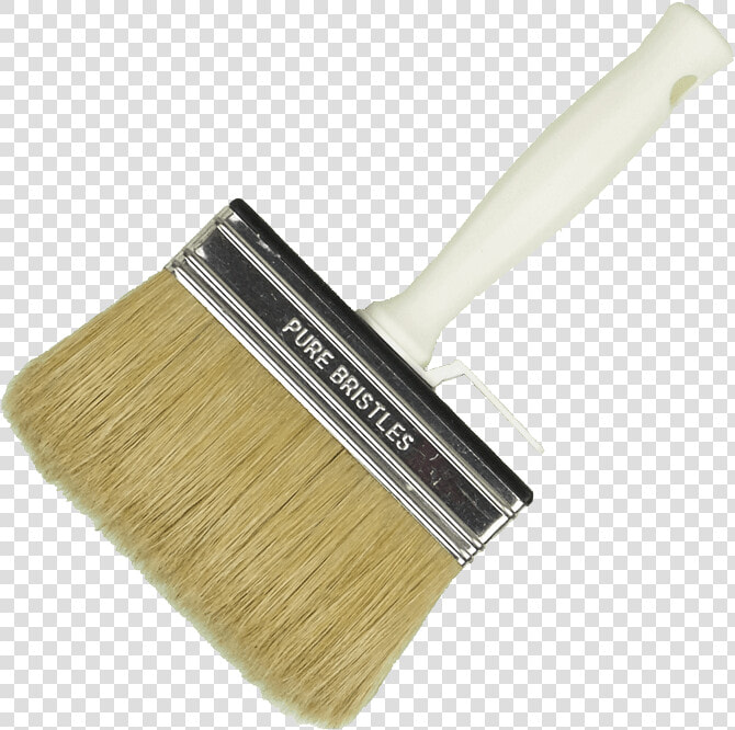 Block Paint brush With White Bristles   Makeup Brushes  HD Png DownloadTransparent PNG