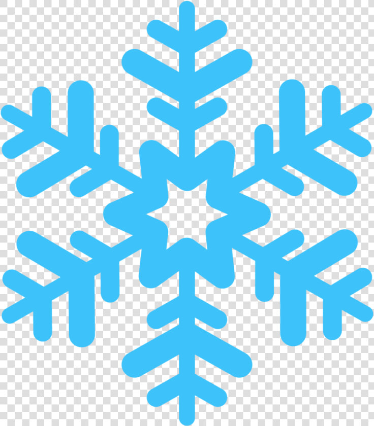 Snowflake Vector Clipart   Png Download   Simple Snowflake Transparent Background  Png DownloadTransparent PNG