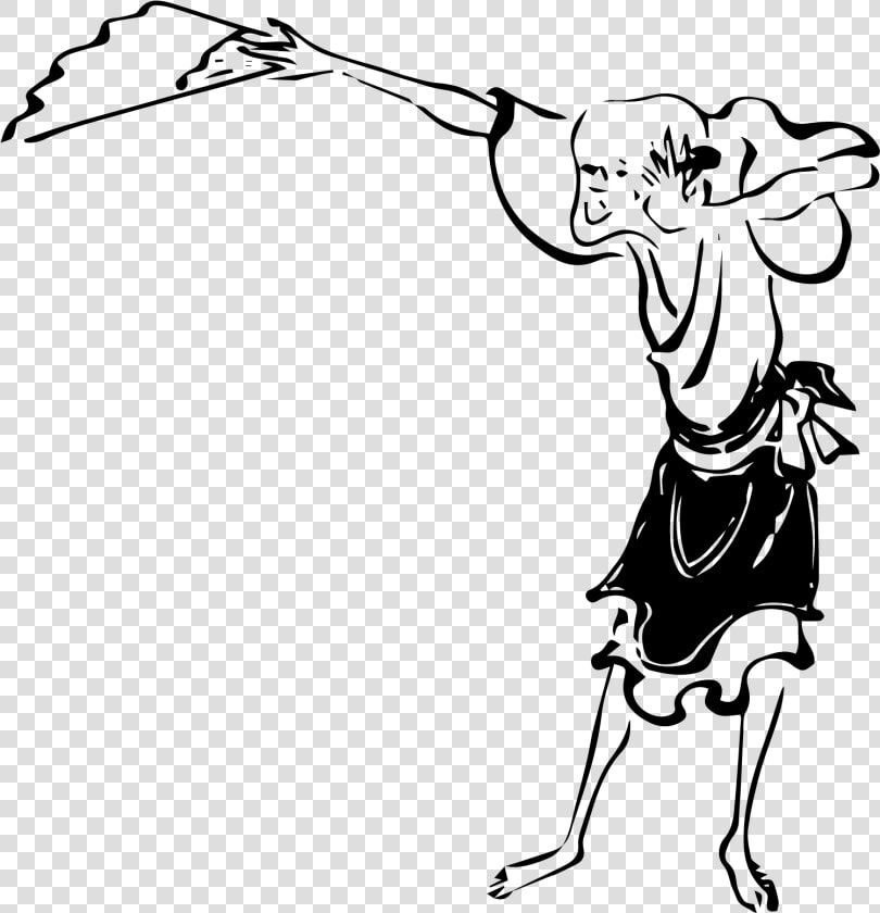 Free Ukiyo e Illustration Of Cheering Man   Cartoon  HD Png DownloadTransparent PNG