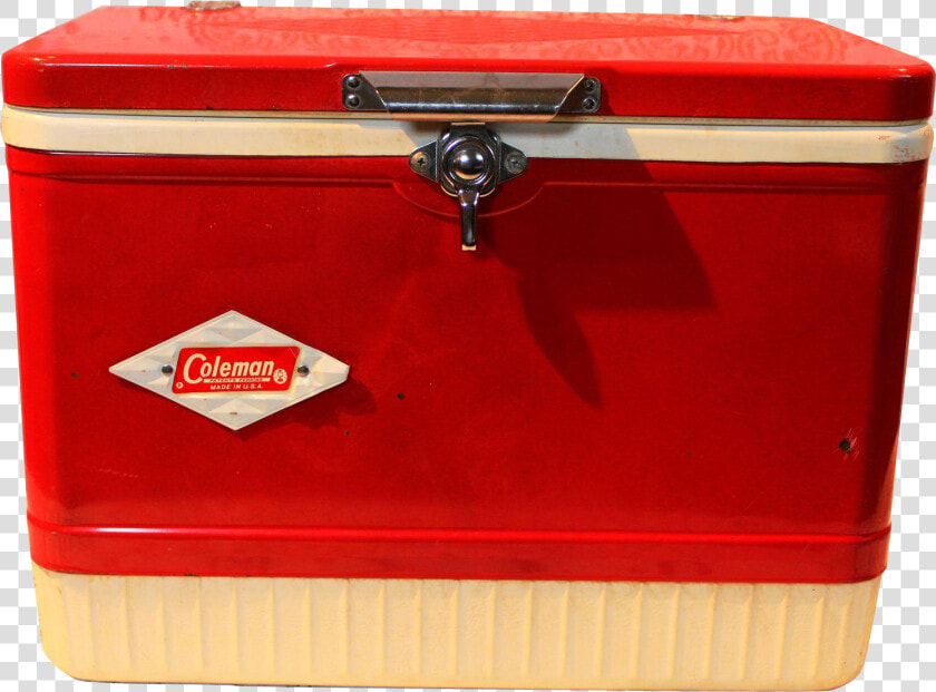 Vintage Coleman Cooler With Diamond Logo Found At Www   Vintage Coleman Cooler Logo  HD Png DownloadTransparent PNG