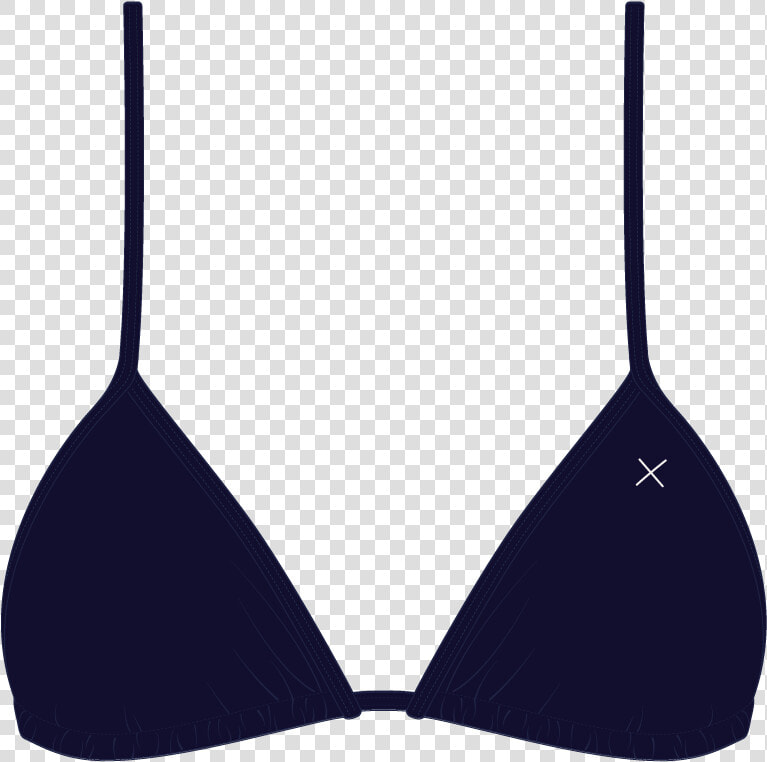 Malibu Blue Bikini Top Ii   Bathing Suit X Logo  HD Png DownloadTransparent PNG