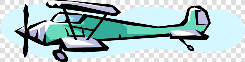 Vector Illustration Of Biplane Fixed wing Aircraft  HD Png DownloadTransparent PNG