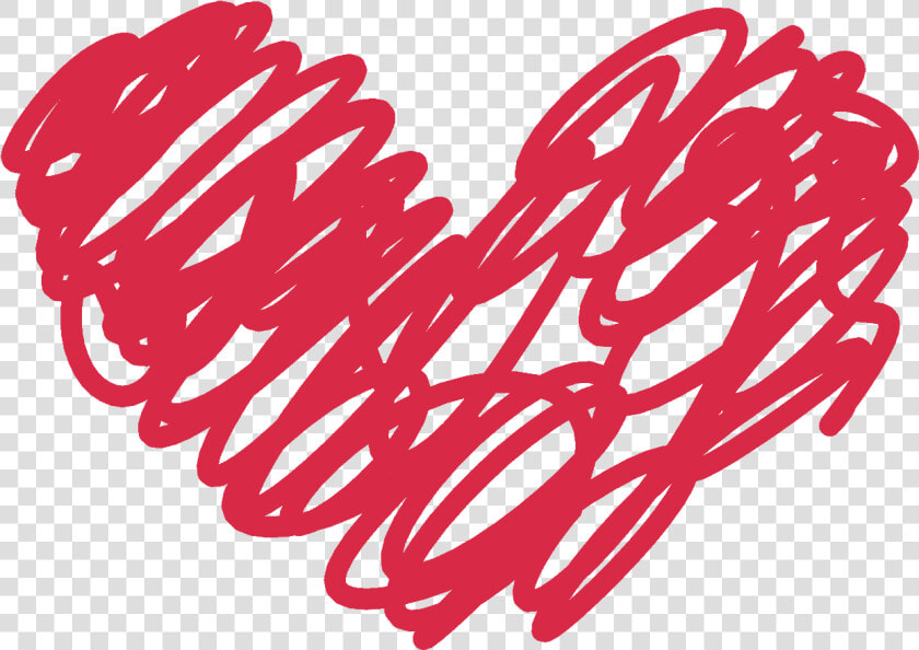 Transparent Heart Doodle Png   Heart Doodle Clipart Transparent Background  Png DownloadTransparent PNG