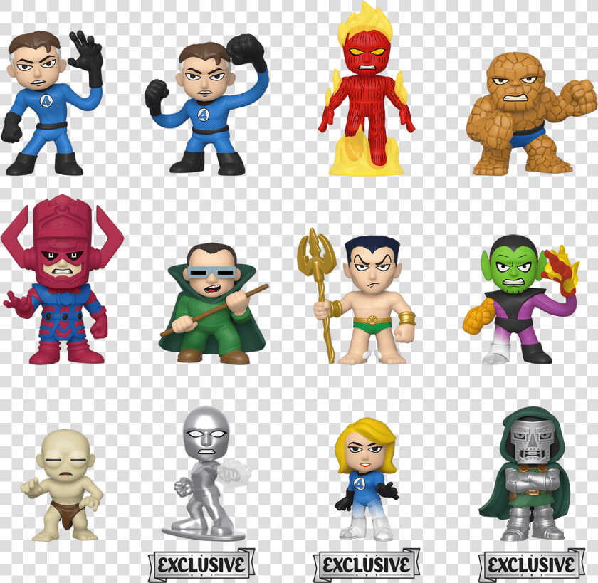 44811 Marvel Fantastic4 Gamestop Mm   Fantastic Four Mystery Minis  HD Png DownloadTransparent PNG