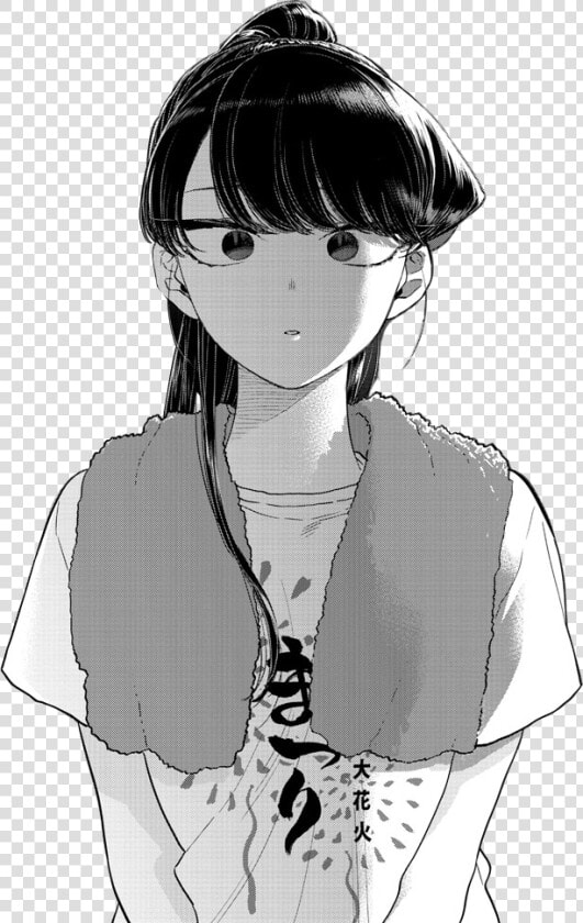 花 Hair Neck Hairstyle Illustration Black Hair Fashion   Komi San Chapter 194  HD Png DownloadTransparent PNG