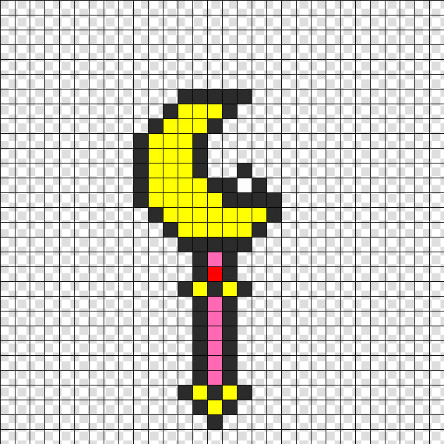 Sailor Moon Crecent Wand Perler Bead Pattern   Bead   Perler Bead Sailor Moon  HD Png DownloadTransparent PNG