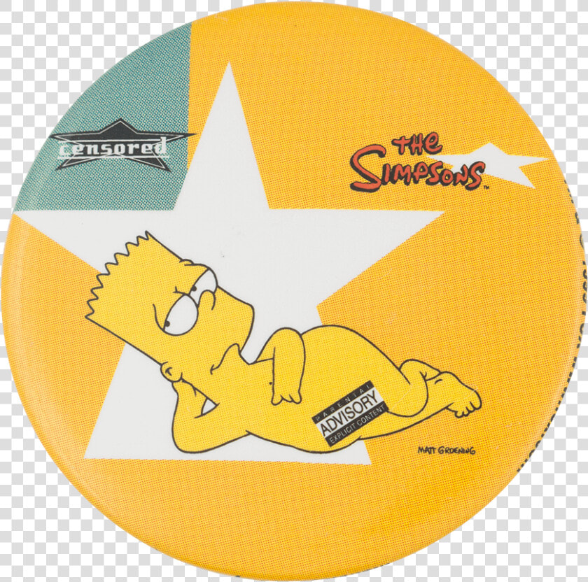 The Simpsons Censored Entertainment Button Museum   Bart Simpson Censored  HD Png DownloadTransparent PNG