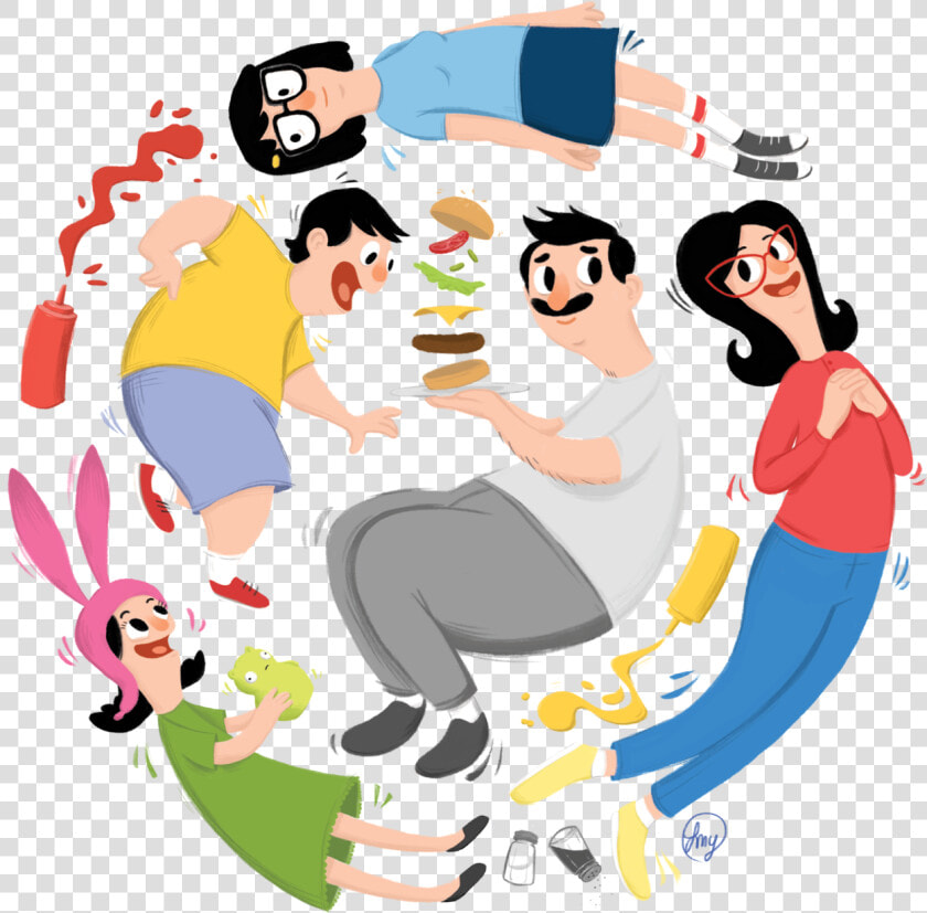 In Celebration Of Bob’s Burgers Emmy Nomination This   Cartoon  HD Png DownloadTransparent PNG