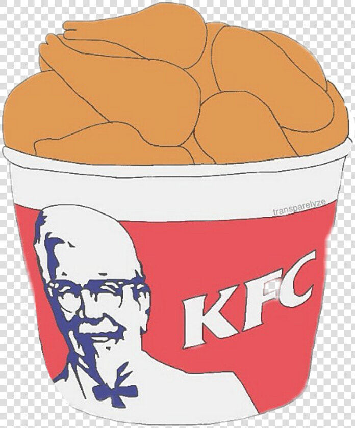 Kfc Sticker Overlays Food   Kfc Bucket  HD Png DownloadTransparent PNG