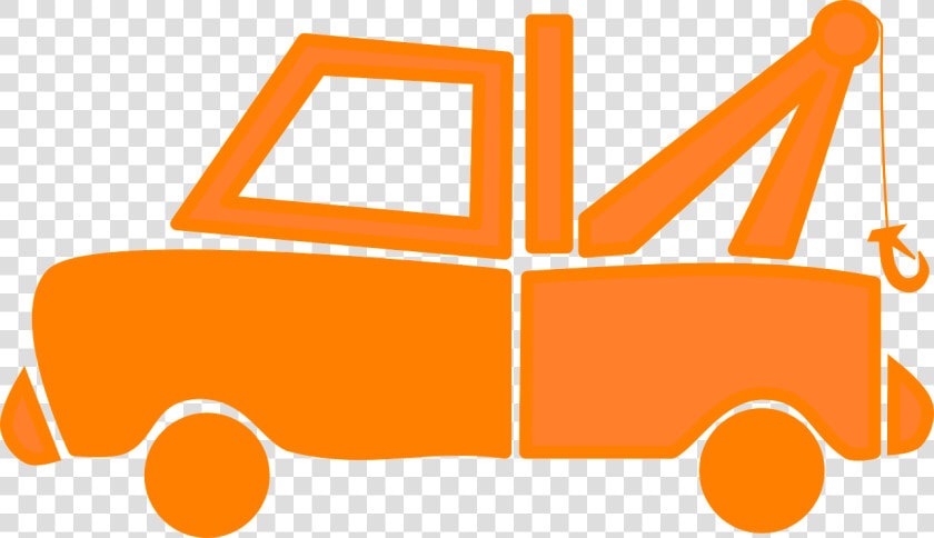 Tow Truck  Hauling  Wrecker  Emergency  Road Support   Orange Construction Truck Clipart  HD Png DownloadTransparent PNG