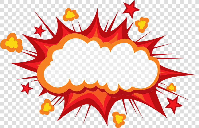 Box The Explosion Mushroom Comics Avoid Explode Clipart   Comic Book Explosion  HD Png DownloadTransparent PNG