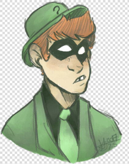 Riddler Drawing Comic Book   Riddler Batman Fan Art  HD Png DownloadTransparent PNG