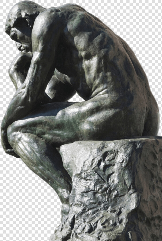 Rodin S The Thinker  24x16in  HD Png DownloadTransparent PNG