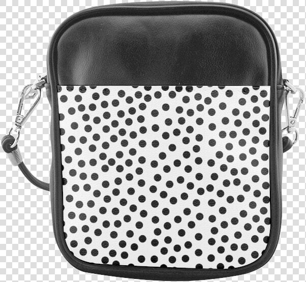 Black Polka Dot Design Sling Bag   Hd Dots Png  Transparent PngTransparent PNG