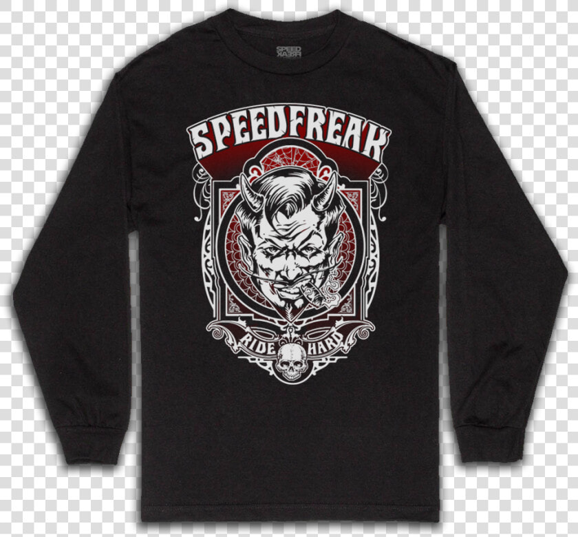 Speedfreak Hellraiser Mens Long Sleeve Shirt   Long sleeved T shirt  HD Png DownloadTransparent PNG