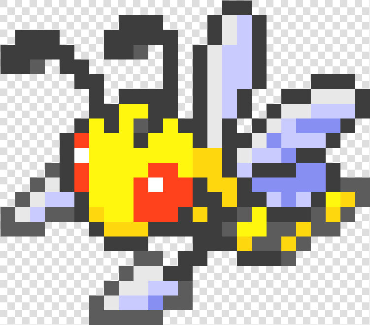 Legendary Pokemon Pixel Art Grid   Png Download   Beedrill Pixel Art Grid  Transparent PngTransparent PNG