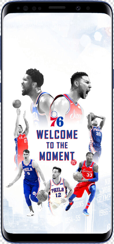 76ers Iphone Wallpaper   Philadelphia 76ers Schedule 18 19  HD Png DownloadTransparent PNG