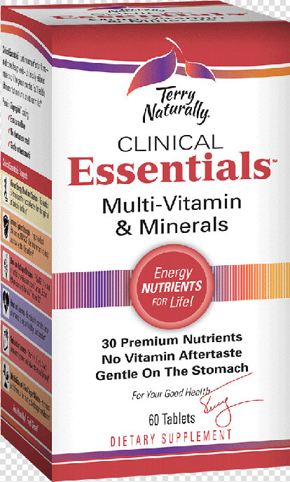 Terry Naturally Clinical Essentials Multi vitamin  amp   HD Png DownloadTransparent PNG