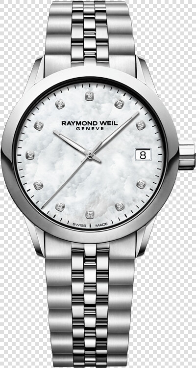 Raymond Weil Geneve Mother Of Pearl Dial Ladies Luxury   Raymond Weil 5626 St 97021  HD Png DownloadTransparent PNG