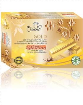 Glint Gold Facial Kit   Illustration  HD Png DownloadTransparent PNG