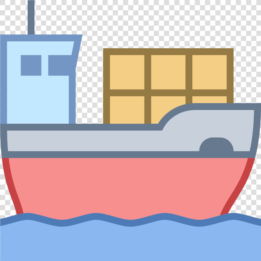 Cargo Ship Icon   Ship  HD Png DownloadTransparent PNG